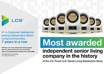 The Avalon of Bloomfield Township’s Management Company stays on top as J.D. Power’s most-awarded senior living provider in the annual Senior Living Satisfaction Study.